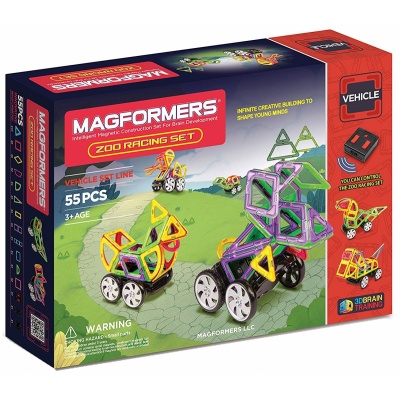  Magformers Zoo Racing Set 55  -    