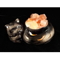 Солевая лампа Salt lamp Кошка