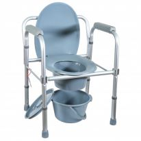 Кресло-туалет со спинкой Amrus AMCB6808