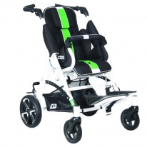 Детская прогулочная коляска Patron Tom 5 Streeter черный/зеленый (белый)