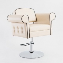 Парикмахерское кресло Manzano Venetto 6600 (слоновая кость)